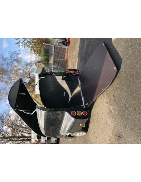 Remorque fourgon porte moto