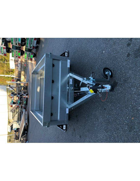 Remorque 1 essieu freiné 750kg ref GO201F75