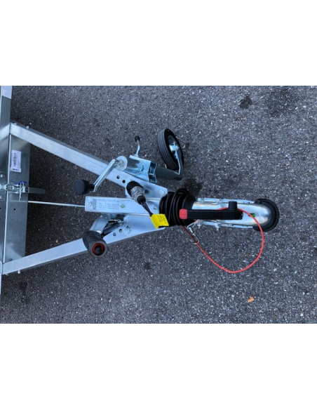 Remorque 1 essieu freiné 750kg ref GO201F75