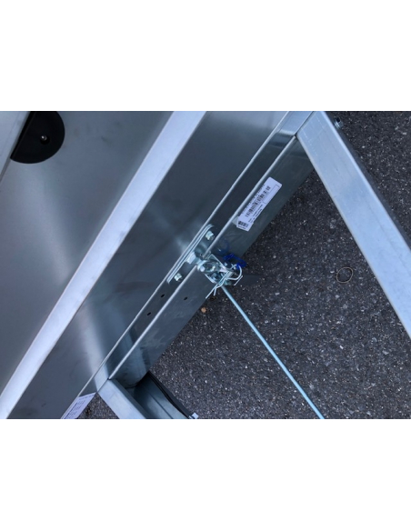 Remorque 1 essieu freiné 750kg ref GO201F75