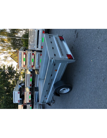 Remorque 1 essieu freiné 1300kg ref GO251F130